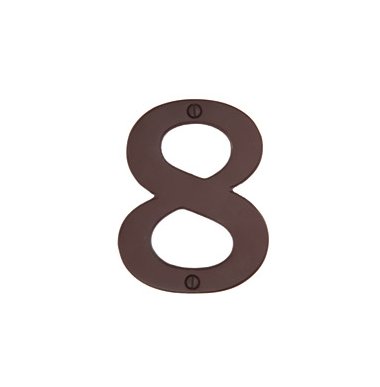 4 Bronze House Number - Accessories Collection by Emtek