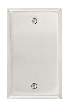 Blank Colonial Switch Plate - Brass Collection by Emtek