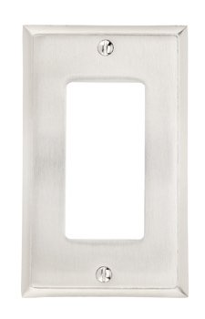 Single Gang Colonial Switch Plate - Brass Collection by Emtek