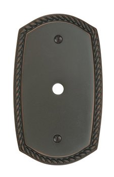 Cable Rope Switch Plate - Brass Collection by Emtek
