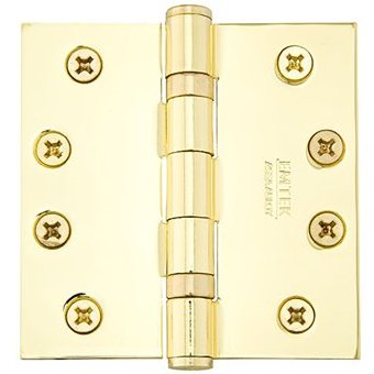 4 Ball Bearing Solid Brass Hinges - Solid Brass Hinges Collection by Emtek