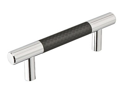 3 Black Carbon Fiber Bar Pull - Modern Collection by Emtek