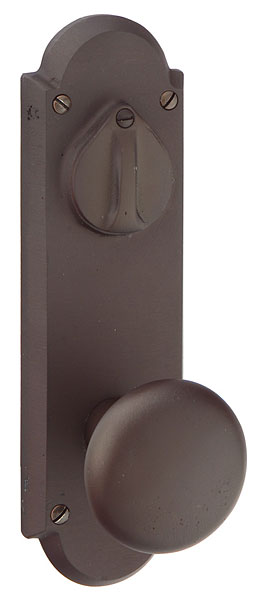 Keyed 8-1/8 Type 5 Sideplate Set - Sandcast Bronze Collection by Emtek