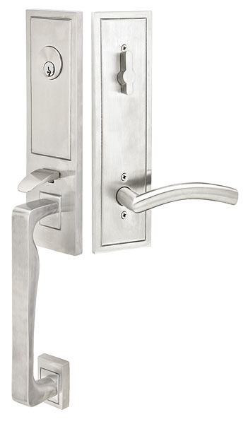 Zeus Tubular Entry Set - Stainless Steel Collection by Emtek