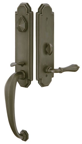 Octagon Grip Mortise Entry Set - Tuscany Collection by Emtek